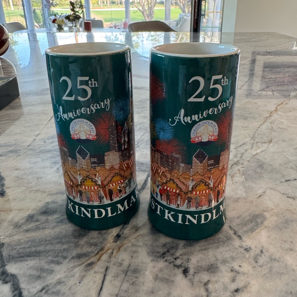 Chicago christkindlmarkt mugs (two)